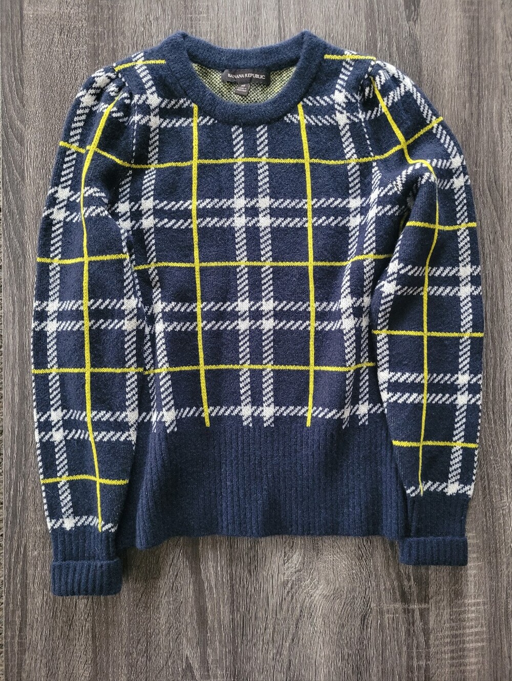 NEW Banana Republic Aire Puff Sleeve Sweater